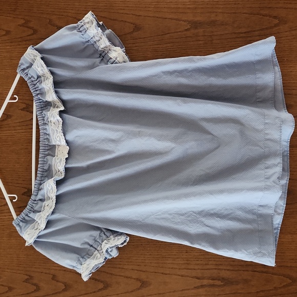 Misses Vintage peasant blouse Appr XL - Picture 4 of 6